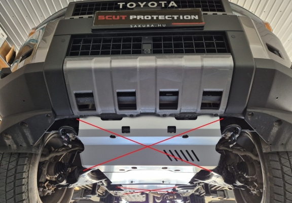 Aluminum sump guard for Toyota Land Cruiser 250