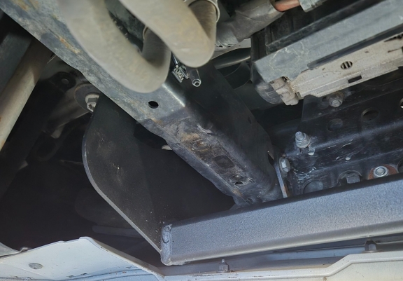 Steel sump guard for Volkswagen Amarok