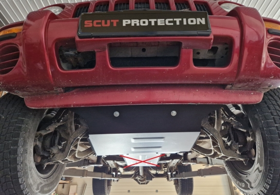 Steel sump guard for Jeep Cherokee - KJ
