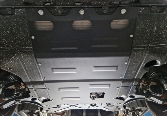 Aluminum sump guard for Toyota Proace Max