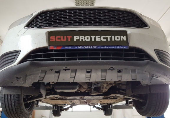 Steel sump guard for Ford C - Max