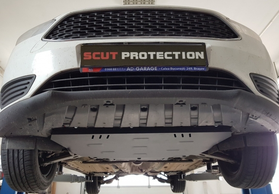 Steel sump guard for Ford C - Max