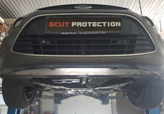 Aluminum sump guard for Ford S-Max