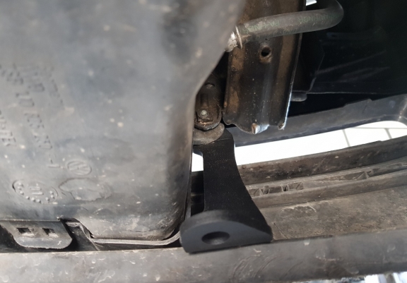 Steel sump guard for VW Bora