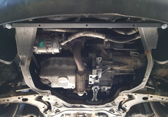 Steel sump guard for VW Bora