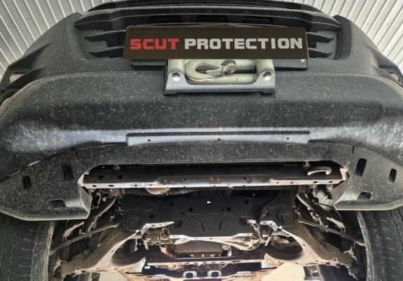 Steel sump guard for Isuzu D-Max