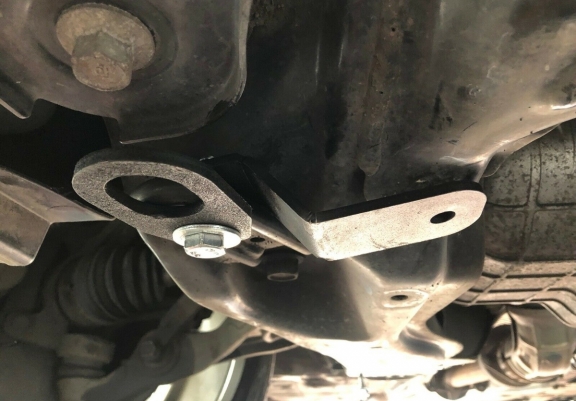 Steel sump guard for the protection of the engine and the gearbox for Honda Accord