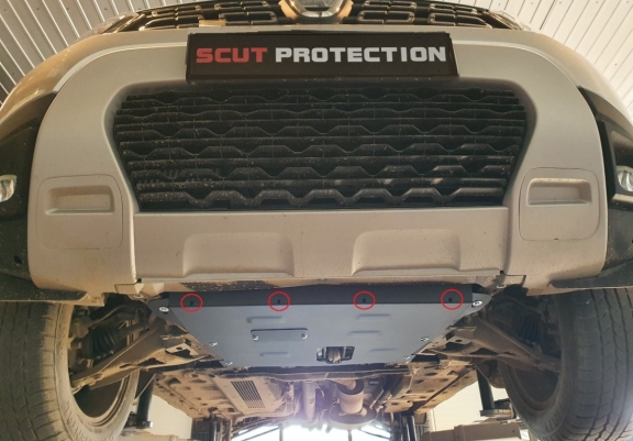 Steel sump guard for Dacia Duster - promotional package