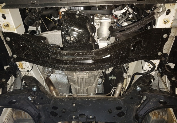 Steel sump guard for Ford Transit - FWD