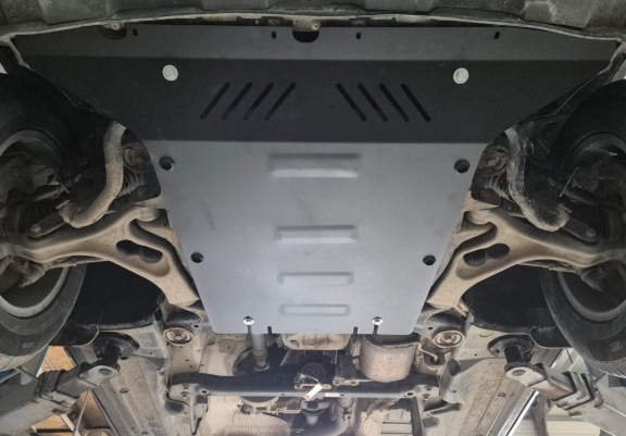 Steel sump guard for VW Touareg 7P