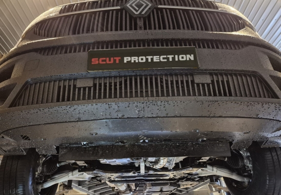 Aluminium  sump guard for Renault Master