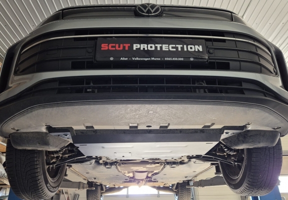 Steel sump guard for Skoda Kodiaq