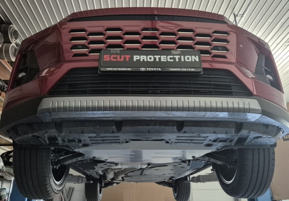 Steel sump guard for Toyota Rav4