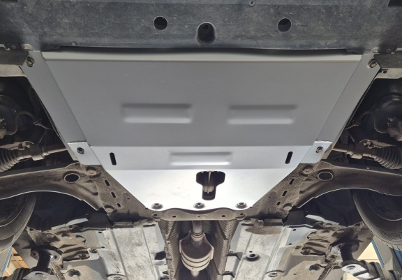 Aluminum sump guard for Dacia Sandero