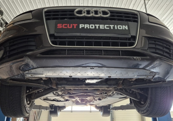 Steel sump guard for Audi A4 B8 All Road, diesel