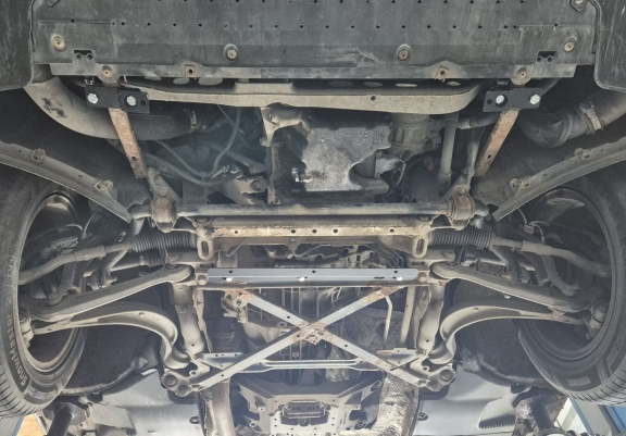 Steel sump guard for Audi A4 B8 All Road, diesel