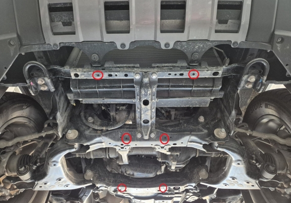 Aluminium sump guard for Toyota Land Cruiser - promotional package