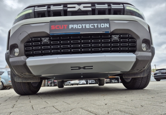 Aluminum sump guard for Dacia Duster- 4x2